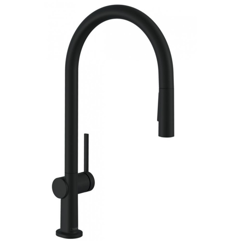 Смеситель для кухни чёрный Hansgrohe Talis M54 72800670