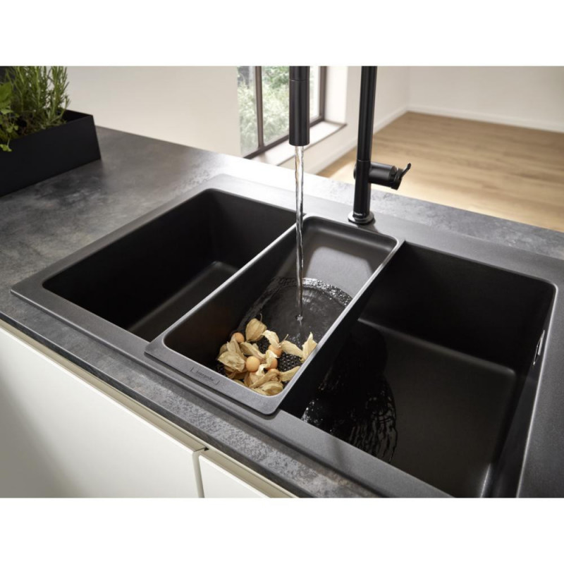 Смеситель для кухни чёрный Hansgrohe Talis M54 72800670