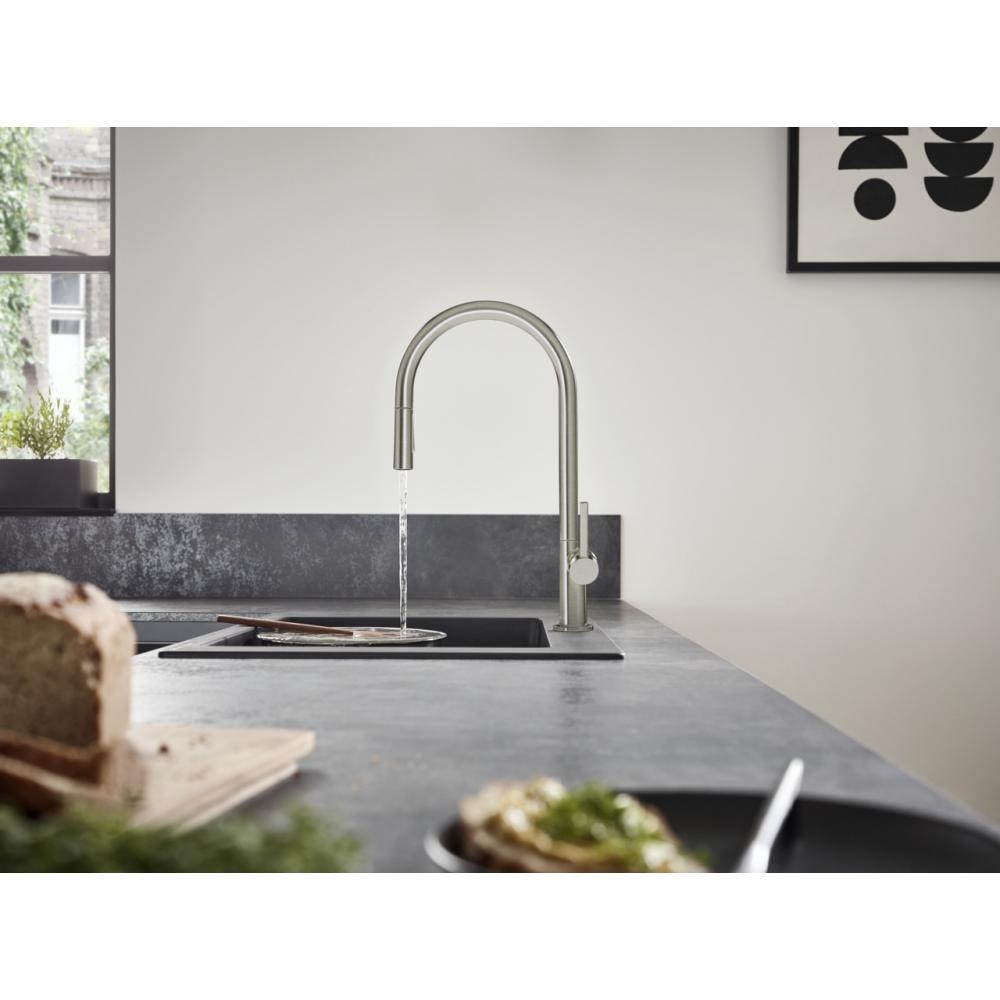 Смеситель для кухни сталь Hansgrohe Talis M54 72801800
