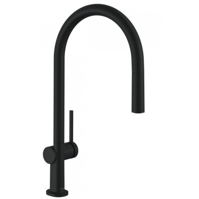 Смеситель для кухни чёрный Hansgrohe Talis M54 72803670