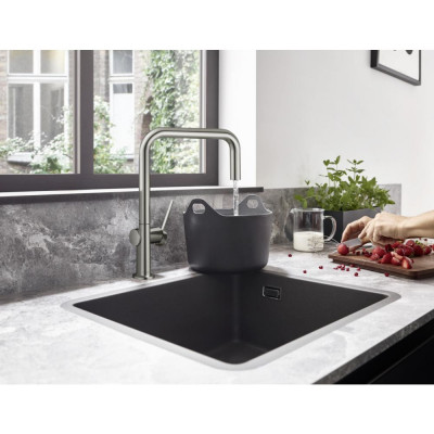 Смеситель для кухни сталь Hansgrohe Talis M54 72806800