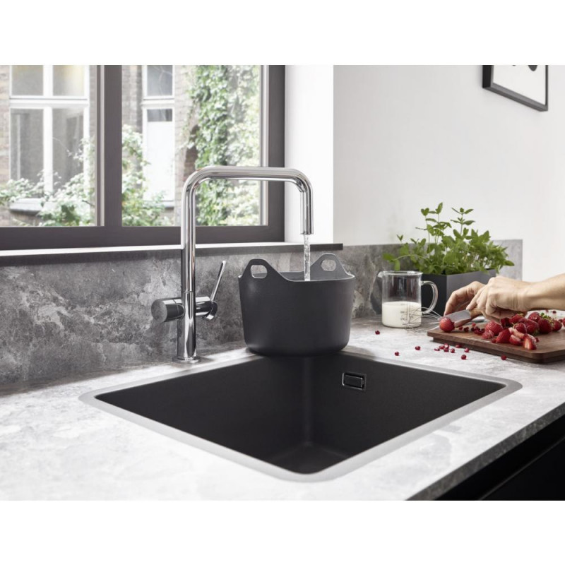 Смеситель для кухни сталь Hansgrohe Talis M54 72807800
