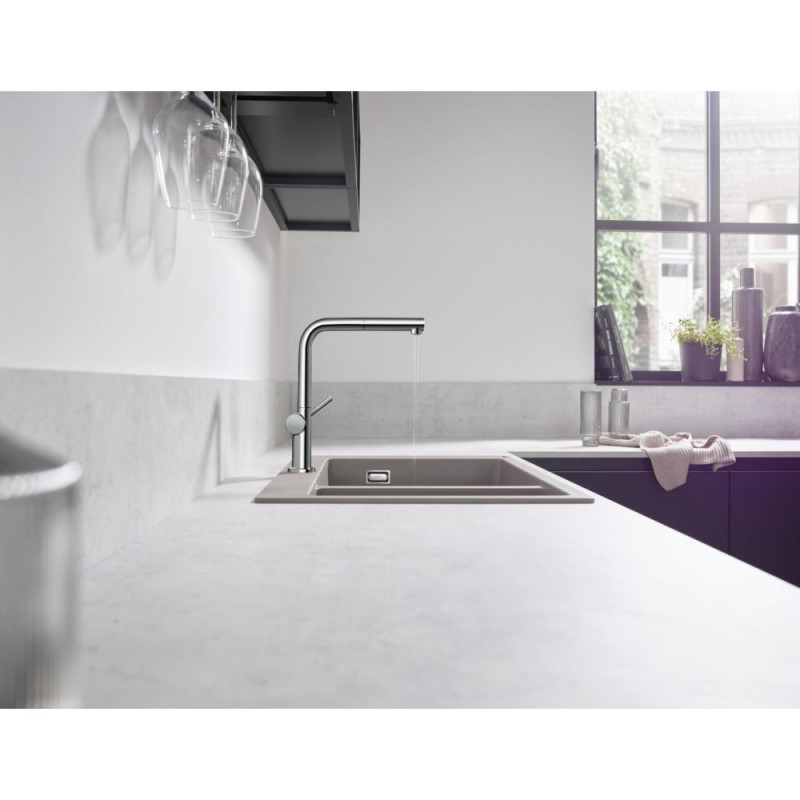 Смеситель для кухни хром Hansgrohe Talis M54 72808000