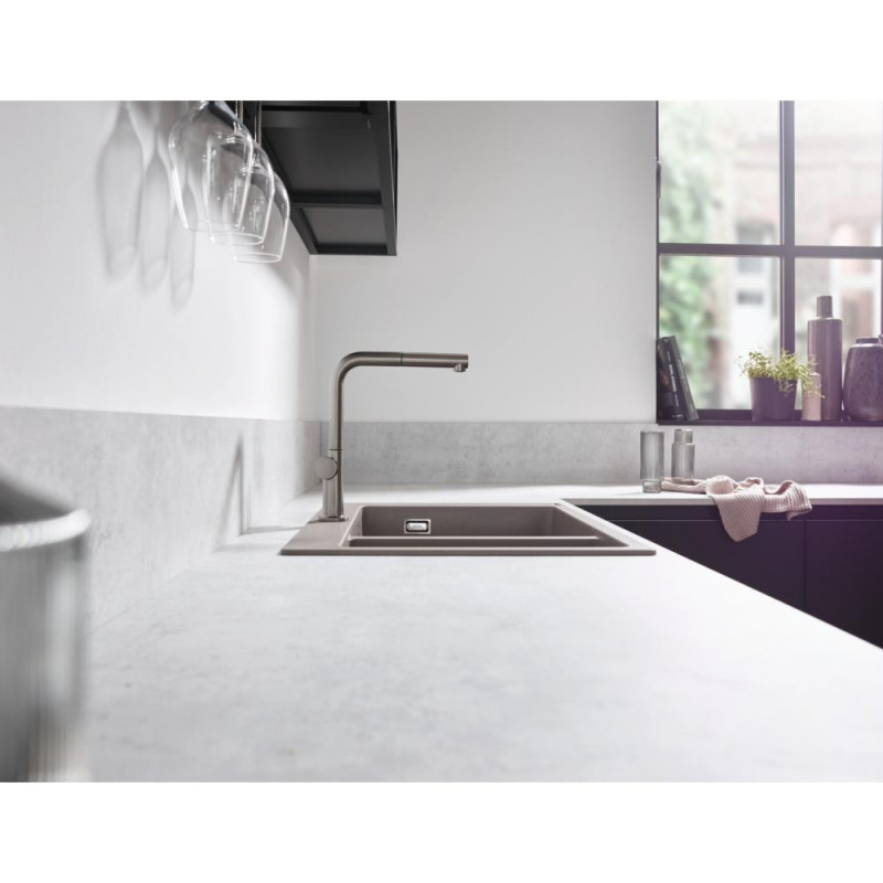 Смеситель для кухни сталь Hansgrohe Talis M54 72809800