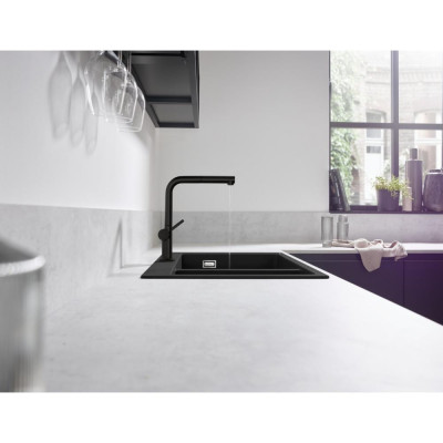 Смеситель для кухни чёрный Hansgrohe Talis M54 72808670