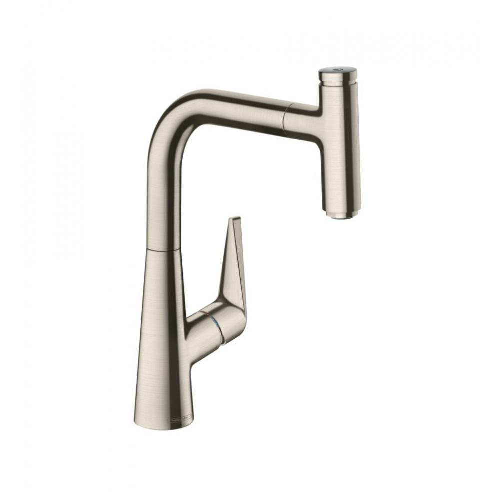 Смеситель для кухни сталь Hansgrohe Talis M51 73852800