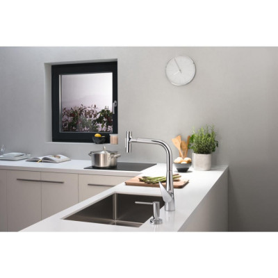 Смеситель для кухни хром Hansgrohe Talis M51 73867000