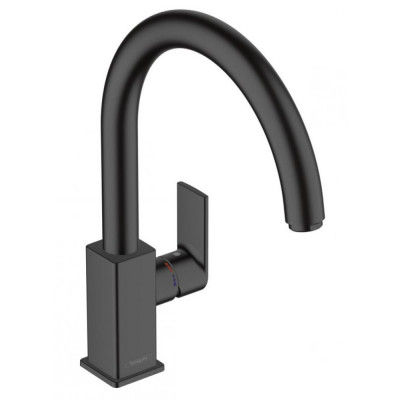 Смеситель для кухни чёрный Hansgrohe Vernis Shape 71871670