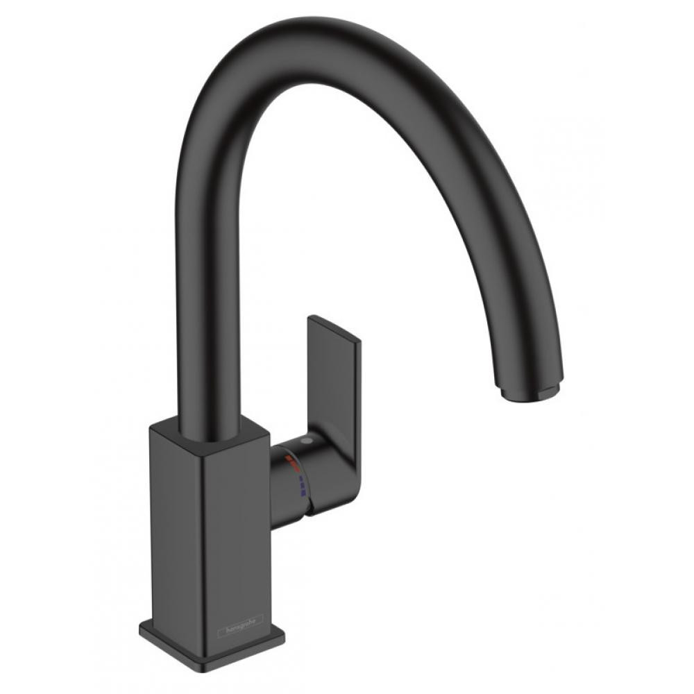 Смеситель для кухни чёрный Hansgrohe Vernis Shape 71871670