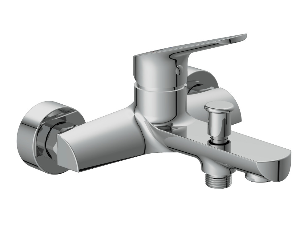Смеситель для ванны хром Cersanit Flavis A63035