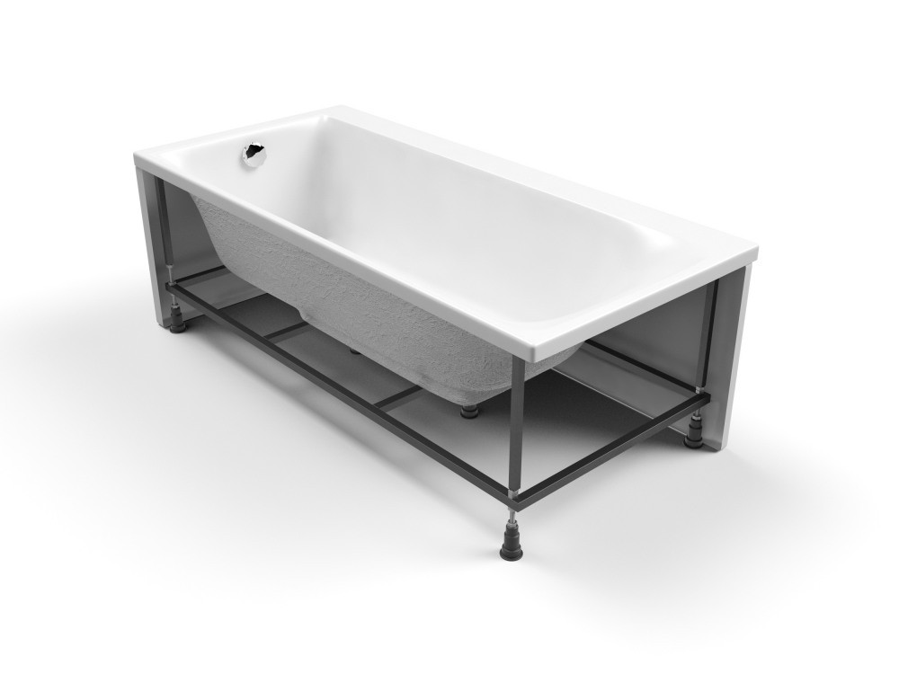 Ванна акриловая белая левая 170x80см Cersanit Smart WP-SMART*170-L