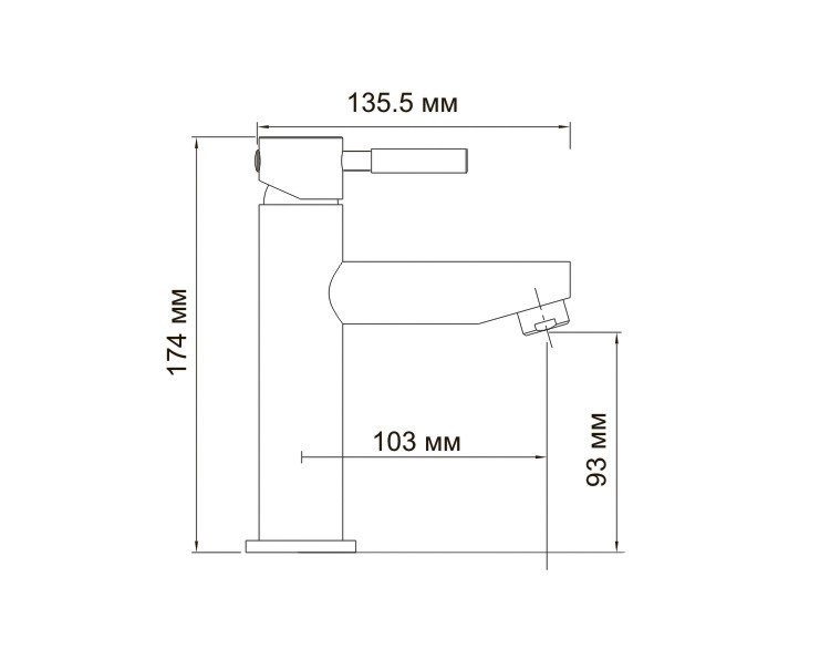 Main 4104 Смеситель для раковины  Wasser KRAFT