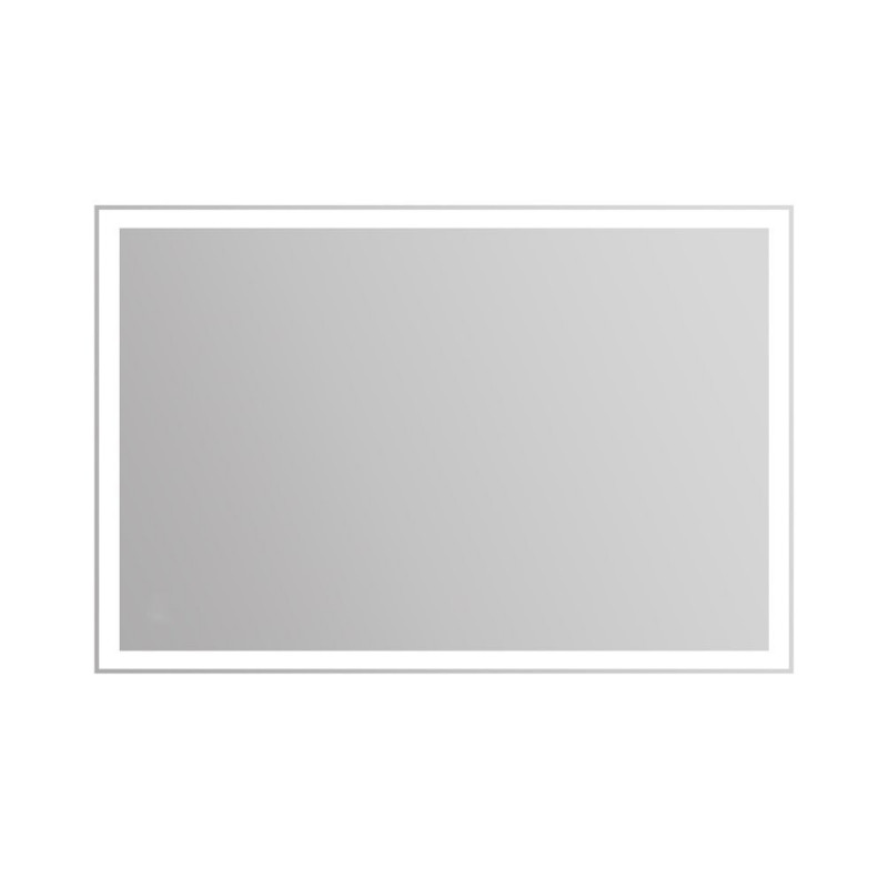 Зеркало BelBagno SPC-GRT-900-800-LED-BTN с встроенным светильником и кнопочным выключателем
