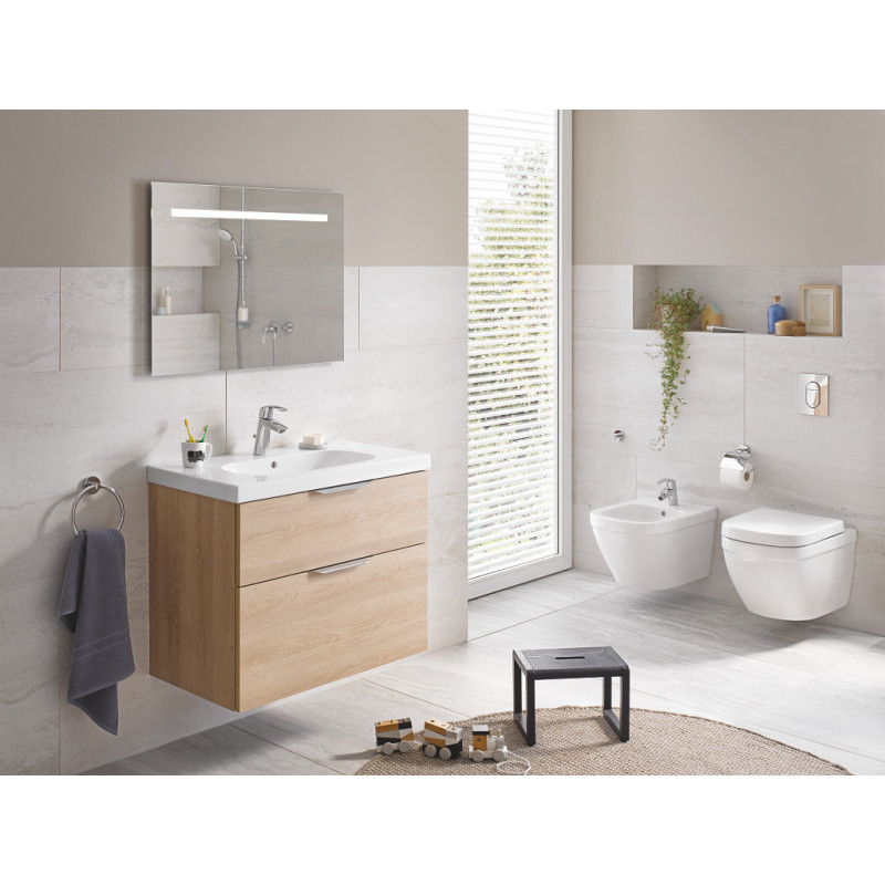 Сиденье для унитаза Grohe Керамика Euro с микролифтом быстросъемное 39330001