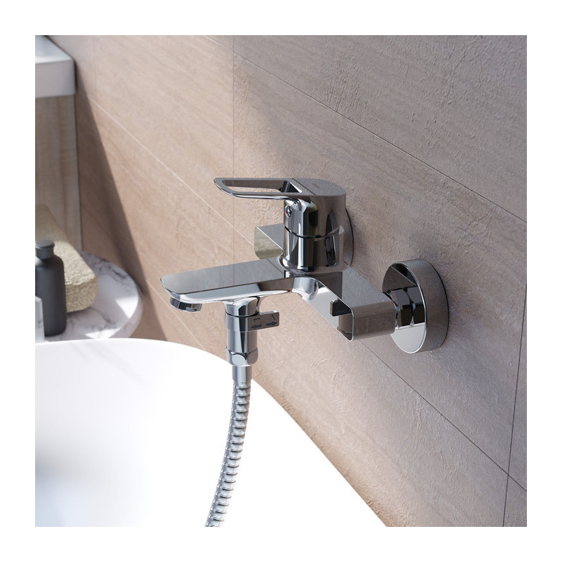 Смеситель для ванны хром Iddis Spin SPISB02i02WA