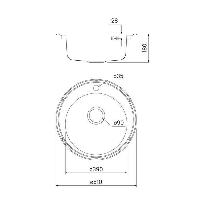 Мойка из нержавеющей стали Iddis Basic BAS51P0i77