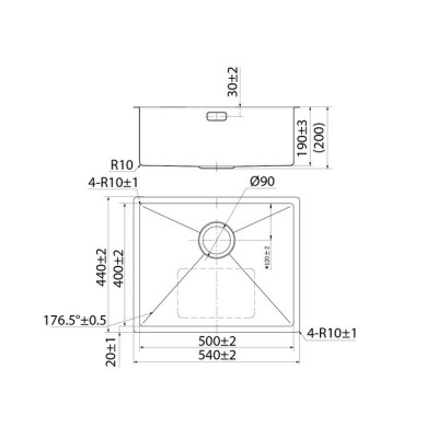 Мойка из нержавеющей стали Iddis Edifice EDI54S0i77