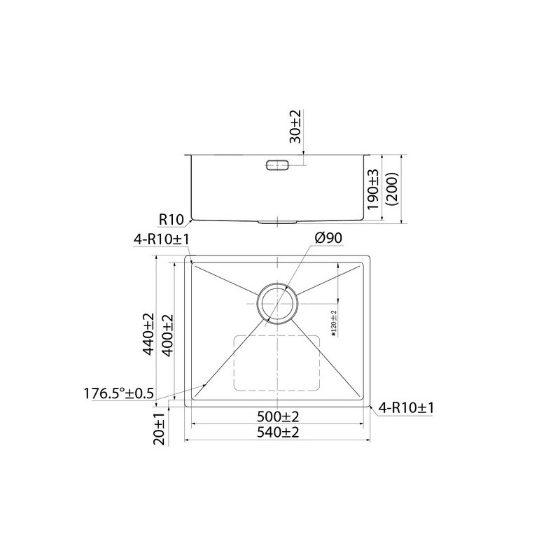 Мойка из нержавеющей стали Iddis Edifice EDI54S0i77