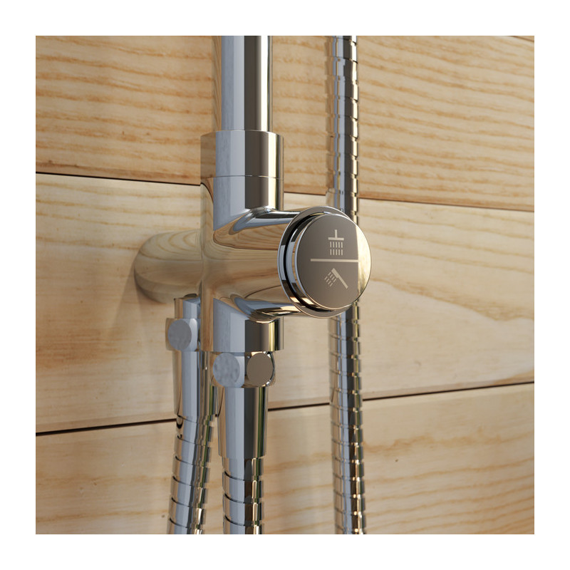 Душевой гарнитур хром Iddis Spahome SPA3F0Ci76