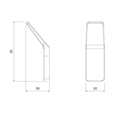 Крючок белый Iddis Slide SLIWT10i41