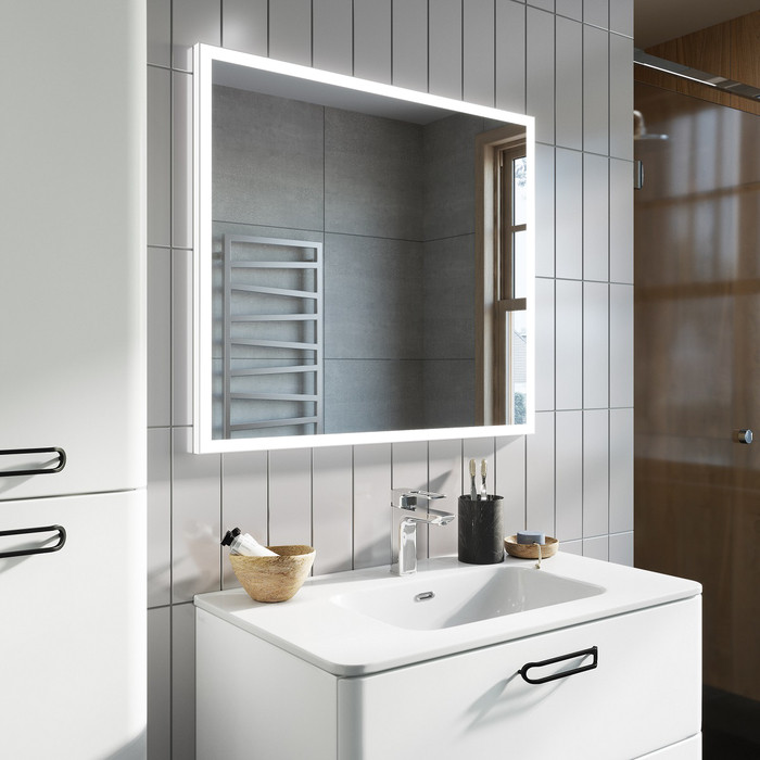 Зеркало с подсветкой 80x70см Iddis Brick BRI8000i98