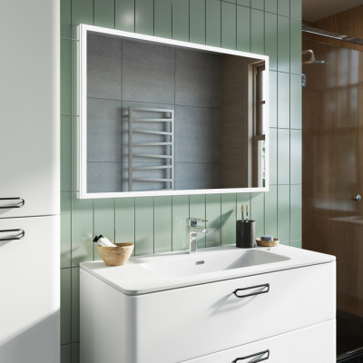 Зеркало с подсветкой 100x70см Iddis Brick BRI1000i98