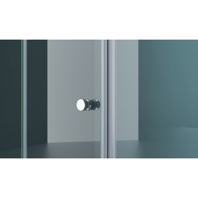 Душевая дверь 110х195см Belbagno Albano ALBANO-BS-13-30+80-C-Cr
