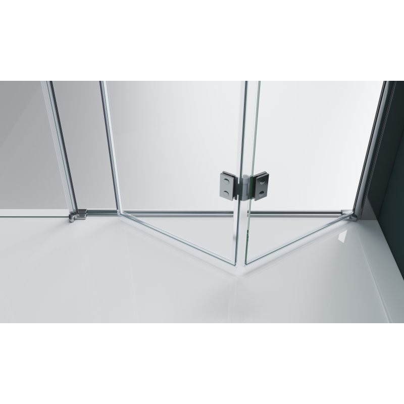 Душевая дверь 130х195см Belbagno Albano ALBANO-BS-13-60+70-C-Cr