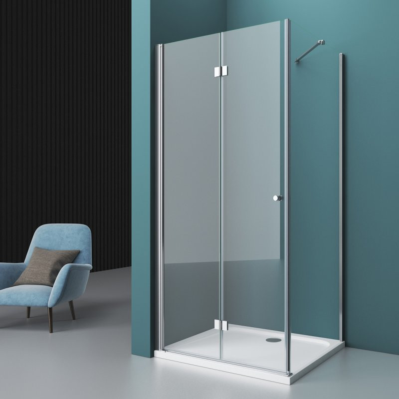 Душевой уголок 100х100х195см Belbagno Albano ALBANO-AS-1-100-C-Cr