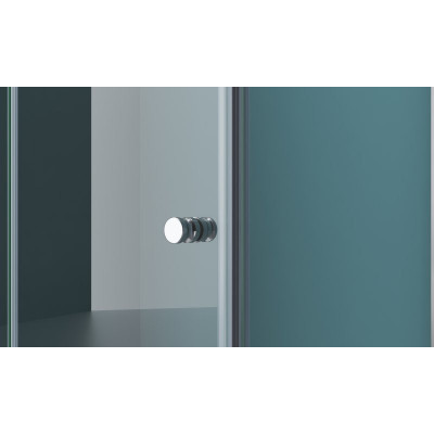 Душевой уголок 80х90х195см Belbagno Albano ALBANO-ASH-1-80/90-C-Cr