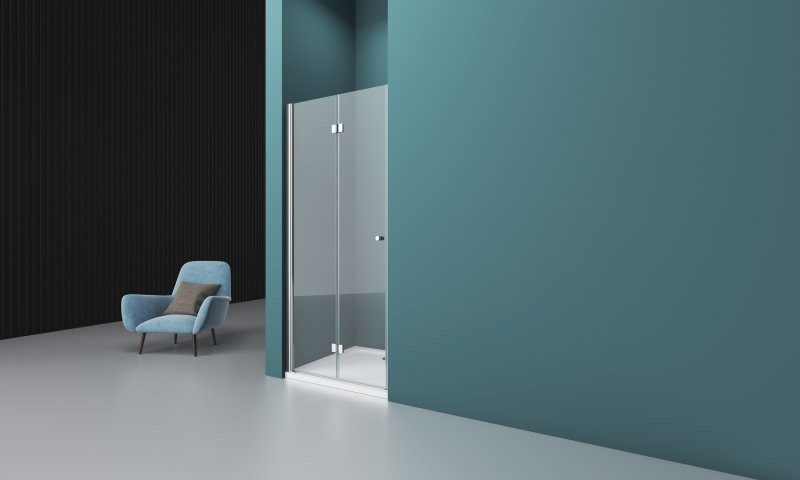 Душевая дверь 80х195см Belbagno Albano ALBANO-BS-12-80-C-Cr