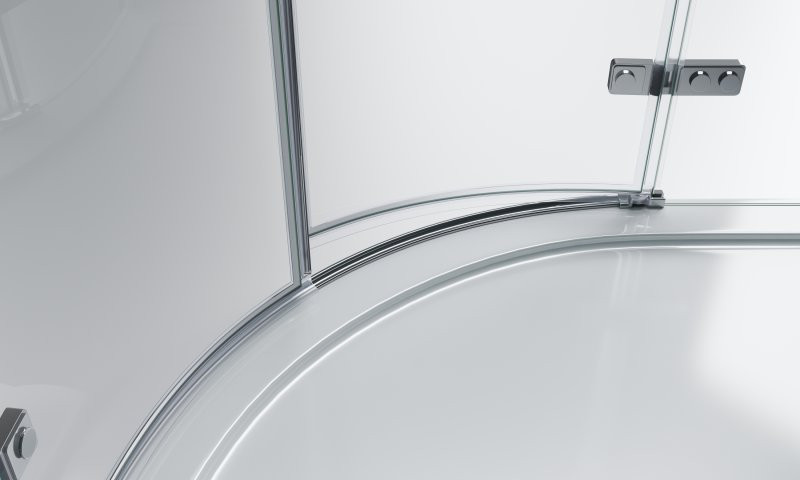 Душевой уголок 90х90х195см Belbagno Kraft KRAFT-R-2-90-C-Cr