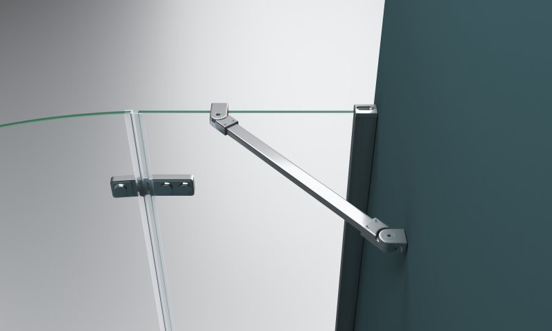 Душевой уголок 90х90х195см Belbagno Kraft KRAFT-R-2-90-C-Cr