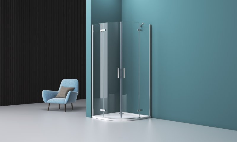Душевой уголок 90х90х195см Belbagno Kraft KRAFT-R-2-90-C-Cr