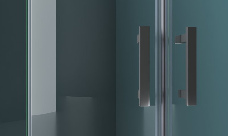 Душевой уголок 90х90х195см Belbagno Kraft KRAFT-R-2-90-C-Cr