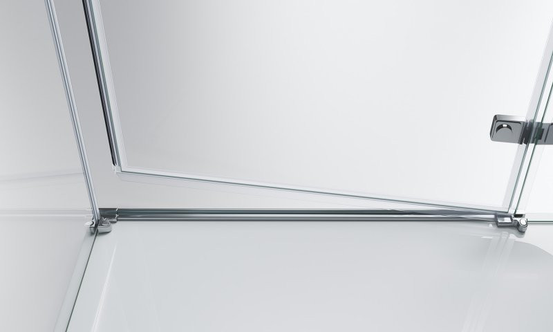 Душевой уголок левый 100х90х195см Belbagno Kraft KRAFT-AH-12-100/90-C-Cr-L