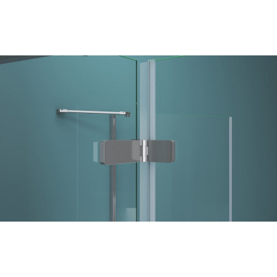 Душевой уголок правый 100х90х195см Belbagno Kraft KRAFT-AH-22-100/90-C-Cr-R