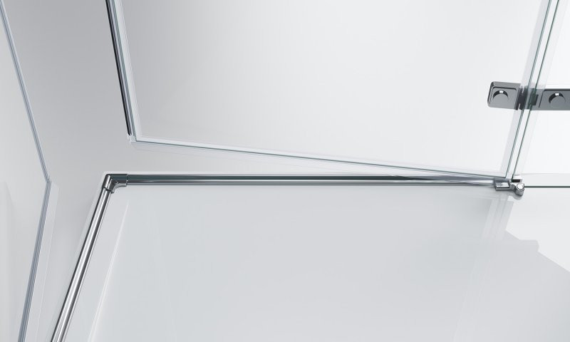 Душевой уголок левый 120х80х195см Belbagno Kraft KRAFT-AH-22-120/80-C-Cr-L