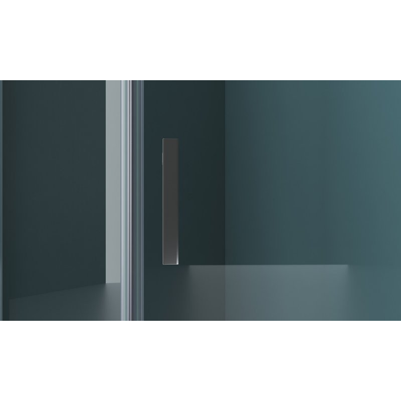 Душевой уголок левый 80х80х195см Belbagno Kraft KRAFT-P-1-80-C-Cr-L