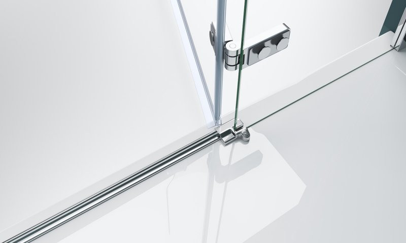 Душевая дверь правая 90х195см Belbagno Kraft KRAFT-B-12-60/30-C-Cr-R