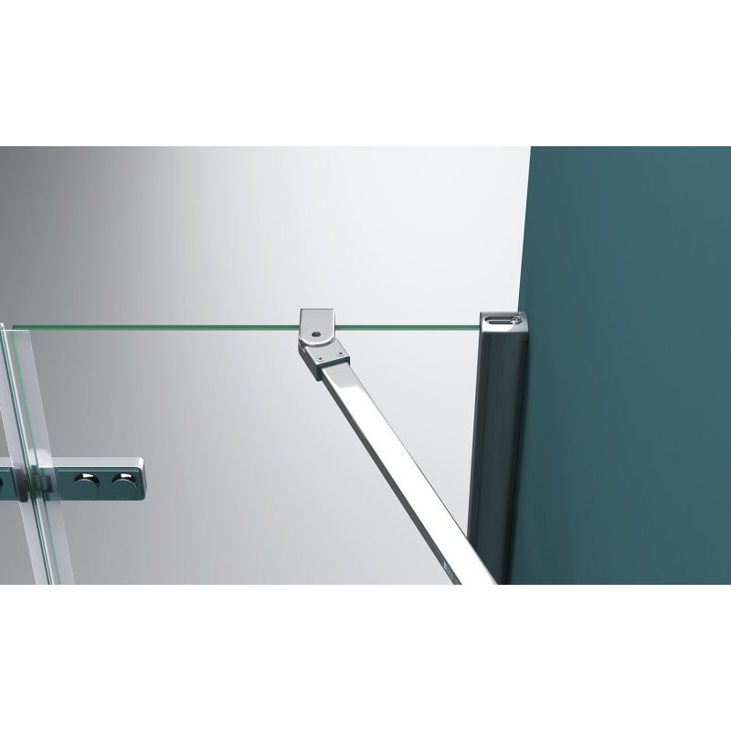 Душевая дверь правая 90х195см Belbagno Kraft KRAFT-B-12-60/30-C-Cr-R