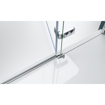 Душевая дверь левая 100х195см Belbagno Kraft KRAFT-B-12-60/40-C-Cr-L