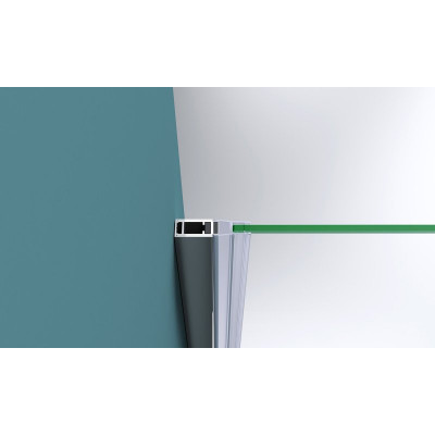Душевая дверь левая 100х195см Belbagno Kraft KRAFT-B-12-60/40-C-Cr-L