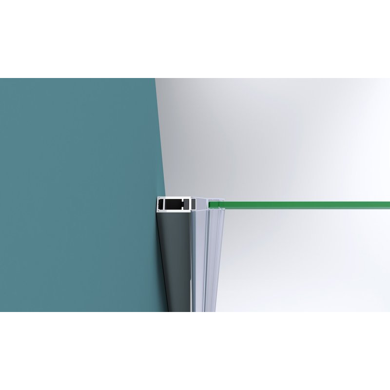 Душевая дверь левая 120х195см Belbagno Kraft KRAFT-B-12-60/60-C-Cr-L