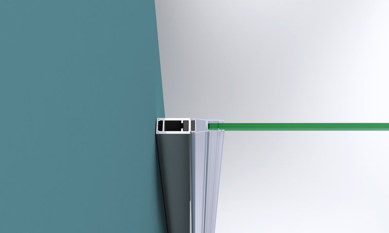 Душевая дверь правая 120х195см Belbagno Kraft KRAFT-B-12-60/60-C-Cr-R