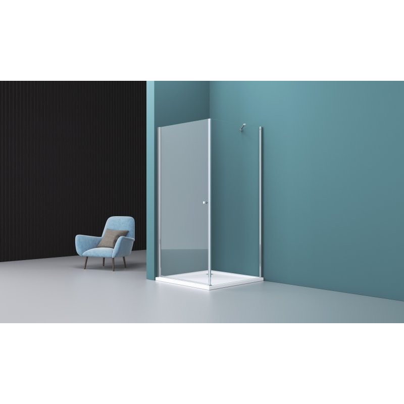 Душевой уголок 70х90х195см Belbagno Etna ETNA-AH-1-70/90-C-Cr