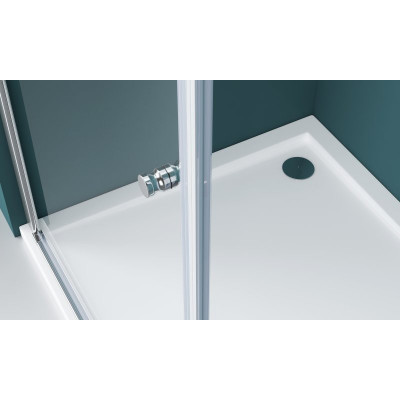 Душевой уголок 80х90х195см Belbagno Etna ETNA-AH-1-80/90-C-Cr