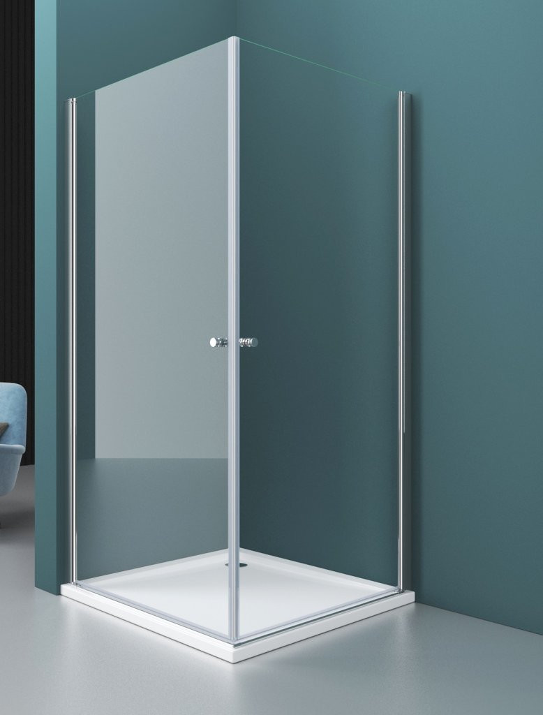 Душевой уголок 80х100х195см Belbagno Etna ETNA-AH-2-80/100-C-Cr