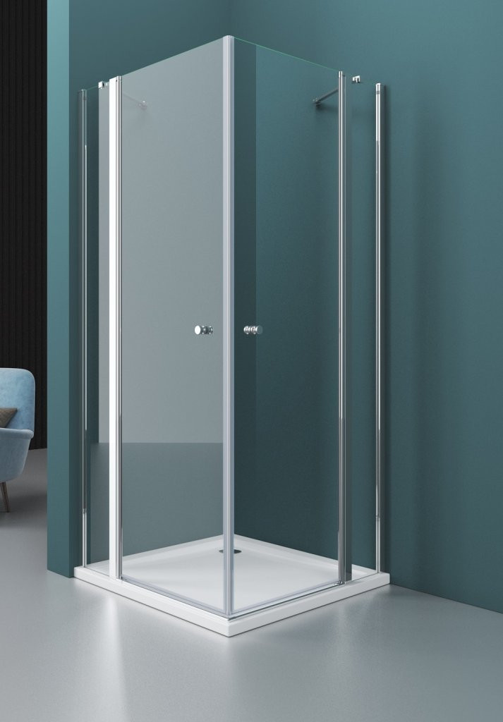 Душевой уголок 80х100х195см Belbagno Etna ETNA-AH-22-80/100-C-Cr