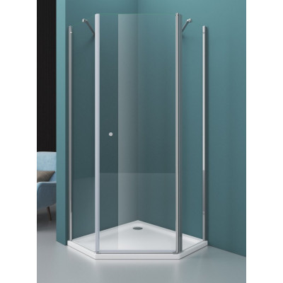 Душевой уголок 90х90х195см Belbagno Etna ETNA-P-1-90-C-Cr